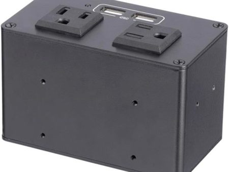 StarTech.com Power Outlet Module for Conference Table Connectivity Box - 2x AC Power and 2x USB-A - Power and Charging Hub For Sale