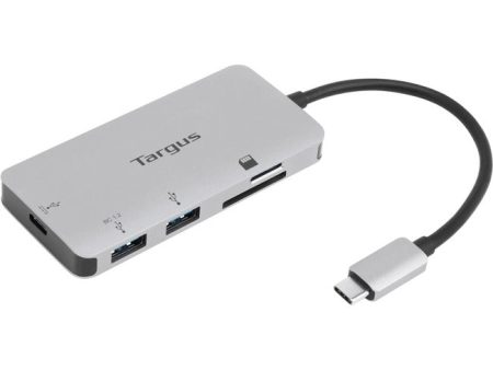 Targus USB-C Multi-Port Hub with Card Reader and 100W PD Pass-Thru Supply