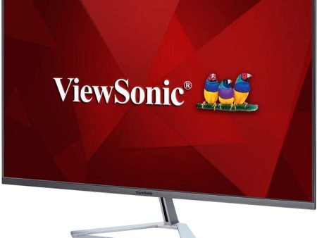 Viewsonic Ultra Slim VX3276-2K-MHD 32  WQHD LED LCD Monitor - 16:9 - Silver Online