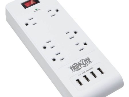 Tripp Lite TLP64USBRA15 6-Outlet Surge Suppressor Protector For Discount