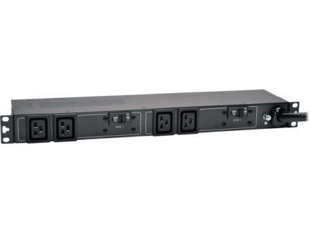 Tripp Lite PDU Basic 208V   240V 5 5.8kW 30A C19 4 Outlet L6-30P Horizontal 1URM For Sale