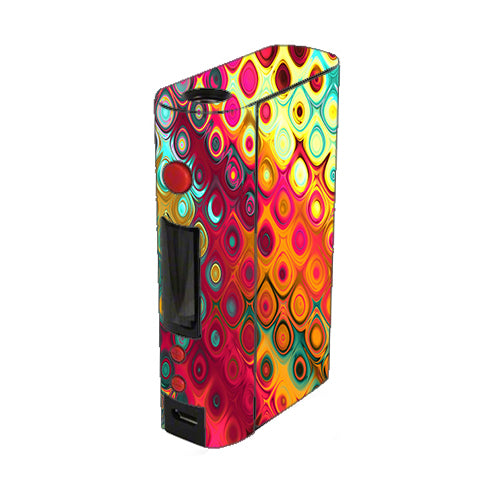 Colorful Pattern Stained Glass Kangertech Kbox 200w Skin For Cheap