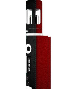 Black And Red Leather Pattern Kangertech Subox mini Skin Online