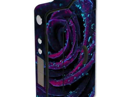 Purple Rose Pedals Water Drops Sigelei 150W TC Skin Supply