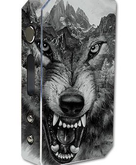 Angry Wolf Growling Mountains Pioneer4You ipv3 Li 165W Skin Hot on Sale