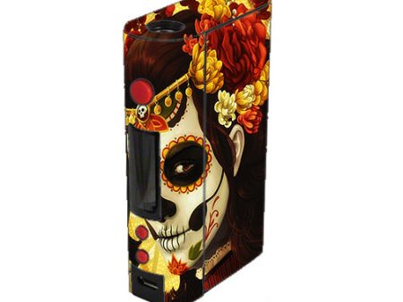 Skull Girl Dia De Los Muertos Paint Kangertech Kbox 200w Skin For Sale