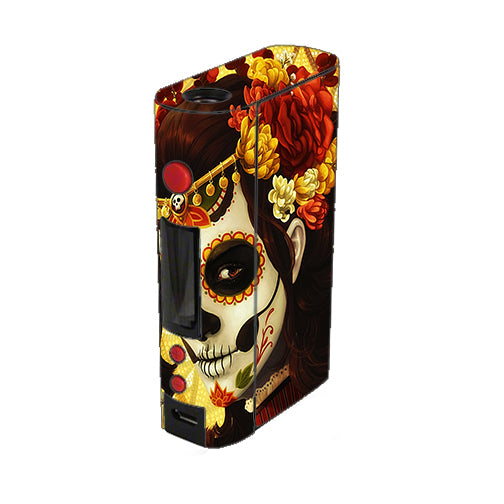 Skull Girl Dia De Los Muertos Paint Kangertech Kbox 200w Skin For Sale