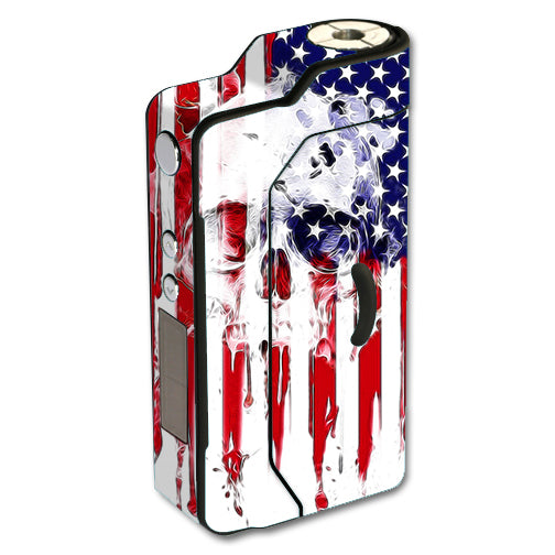 U.S.A. Flag Skull Drip Sigelei 150W TC Skin Online