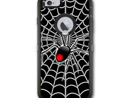 Black Widow Spider Web Otterbox Defender iPhone 6 PLUS Skin For Discount