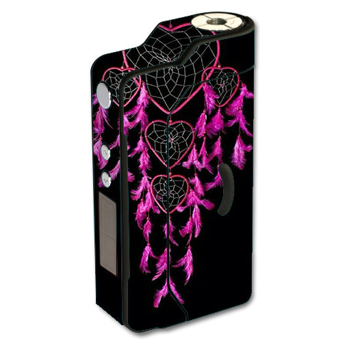 Heart Pink Feather Dream Catcher Sigelei 150W TC Skin Online