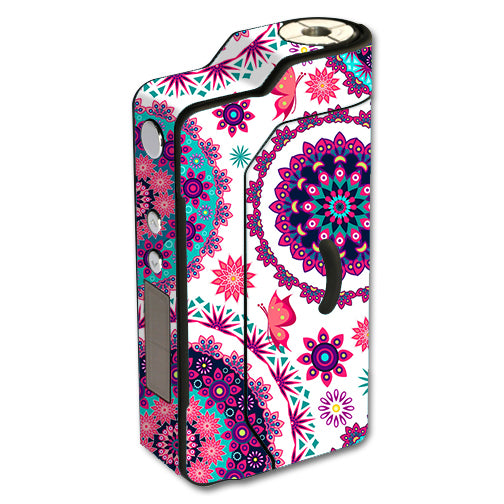 Flowers Paisley Butterfly Mandala Sigelei 150W TC Skin Online Hot Sale