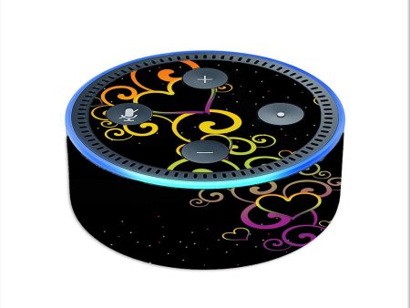 Trail Of Glowing Hearts Amazon Echo Dot 2nd Gen Skin on Sale