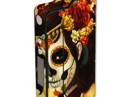 Skull Girl Dia De Los Muertos Paint Sigelei 150W TC Skin Online now