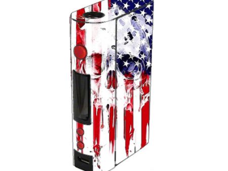 U.S.A. Flag Skull Drip Kangertech Kbox 200w Skin For Cheap