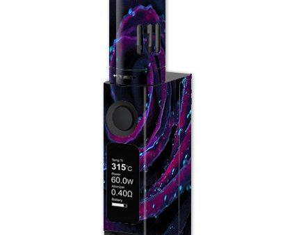 Purple Rose Pedals Water Drops Joyetech Evic VTC Mini Skin Online Hot Sale