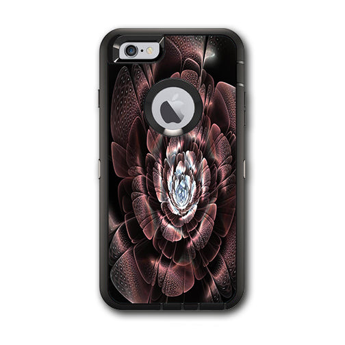 Abstract Rose Flower Otterbox Defender iPhone 6 PLUS Skin For Discount