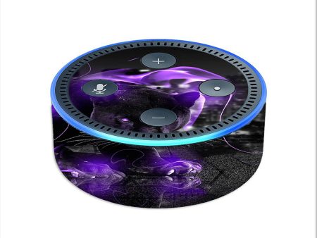 Black Panther Purple Smoke Amazon Echo Dot 2nd Gen Skin on Sale