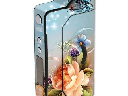 Sparkle Butterfly Flowers Sigelei 150W TC Skin Hot on Sale