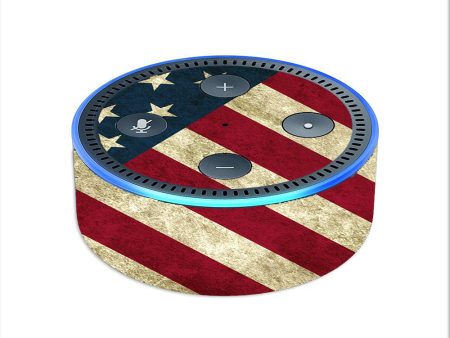 America Flag Pattern Amazon Echo Dot 2nd Gen Skin Supply