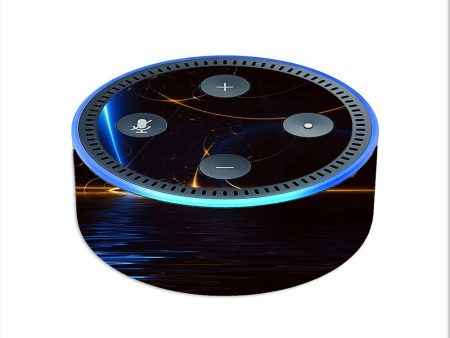 Abstract Light Tracers Amazon Echo Dot 2nd Gen Skin Cheap