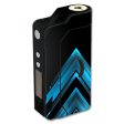 Black Blue Sharp Design Edge Sigelei 150W TC Skin Sale