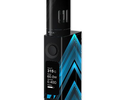 Black Blue Sharp Design Edge Joyetech Evic VTC Mini Skin Online