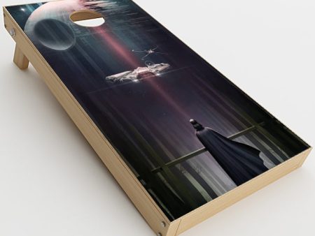 Darth At Death Star Cornhole Game Boards  Skin For Cheap