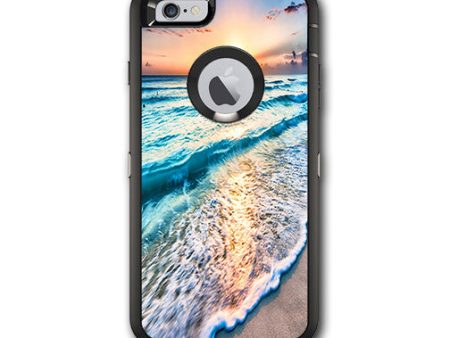 Sunset On Beach Otterbox Defender iPhone 6 PLUS Skin on Sale