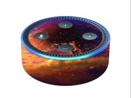 Beautiful Tree Stars Night Amazon Echo Dot 2nd Gen Skin Cheap