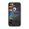 Neon Paint Splatter Otterbox Defender iPhone 6 PLUS Skin Online now