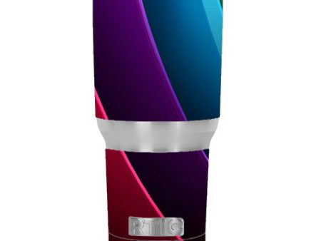 Abstract Colorful Panels RTIC 20oz Tumbler Skin Online Sale