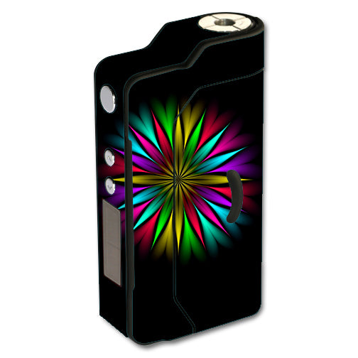 Neon Flower Trippy Shape Sigelei 150W TC Skin For Discount