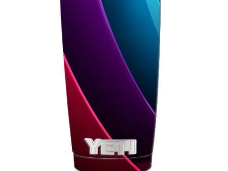 Abstract Colorful Panels Yeti 20oz Rambler Tumbler Skin on Sale