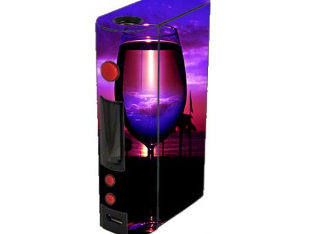 Tropical Sunset Wine Glass Kangertech Kbox 200w Skin Sale