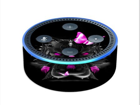 Cute Kitty In Black Amazon Echo Dot 2nd Gen Skin For Discount