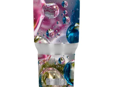 Bubblicious Water Bubbles Colors RTIC 20oz Tumbler Skin Online now