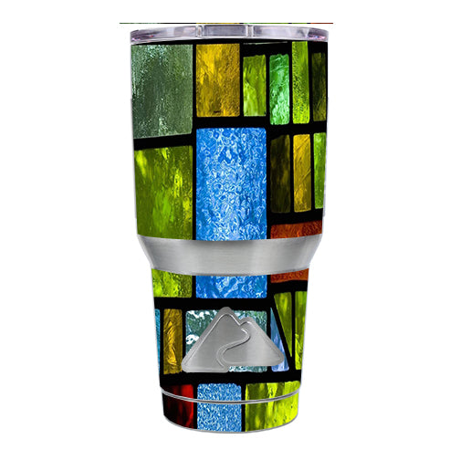 Colorful Stained Glass Ozark Trail 20oz Tumbler Skin Online Hot Sale