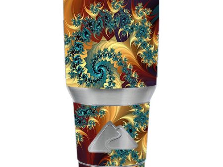 Trippy Floral Swirl Ozark Trail 20oz Tumbler Skin Fashion