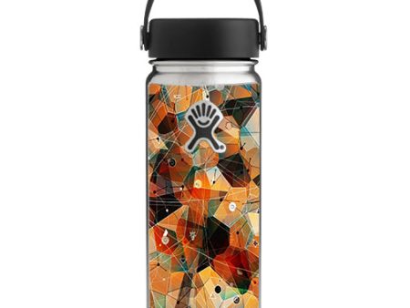 Abstract Triangles Hydroflask 18oz Wide Mouth Skin Cheap