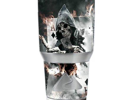 Ace Diamonds Grim Reeper Skull Ozark Trail 20oz Tumbler Skin For Sale