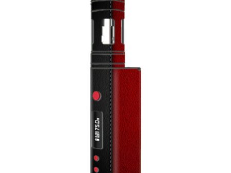 Black And Red Leather Pattern Kangertech Topbox mini Skin Online Sale