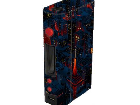 City Glow At Night Skyline View Kangertech Kbox 200w Skin Cheap