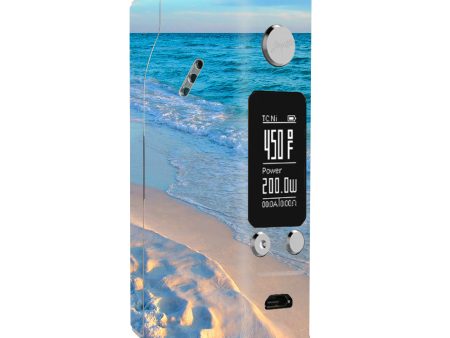 Beach White Sands Blue Water Wismec Reuleaux RX200S Skin Online Hot Sale