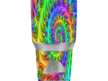 Trippy Color Swirl Ozark Trail 20oz Tumbler Skin Hot on Sale