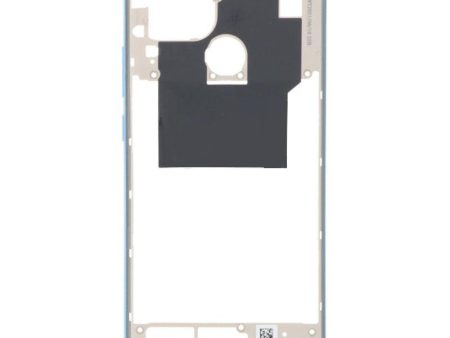 For Oppo A15 Replacement Mid Frame (Blue) Discount