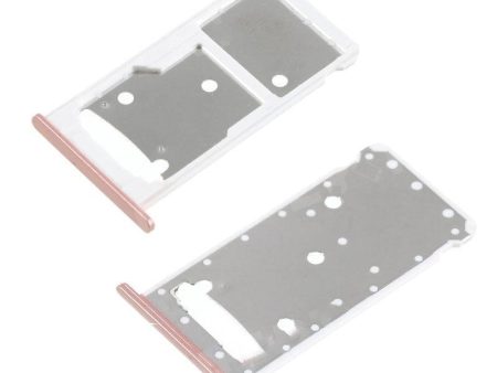 For Huawei Y7 Prime Replacement Sim Card Tray (Pink) For Sale